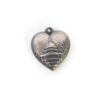 1940s heart charm