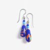 Blue Millefiori Earrings