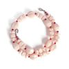 Light Pink Flower Bead Necklace