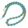 Blue Green Tombo Bead Necklace