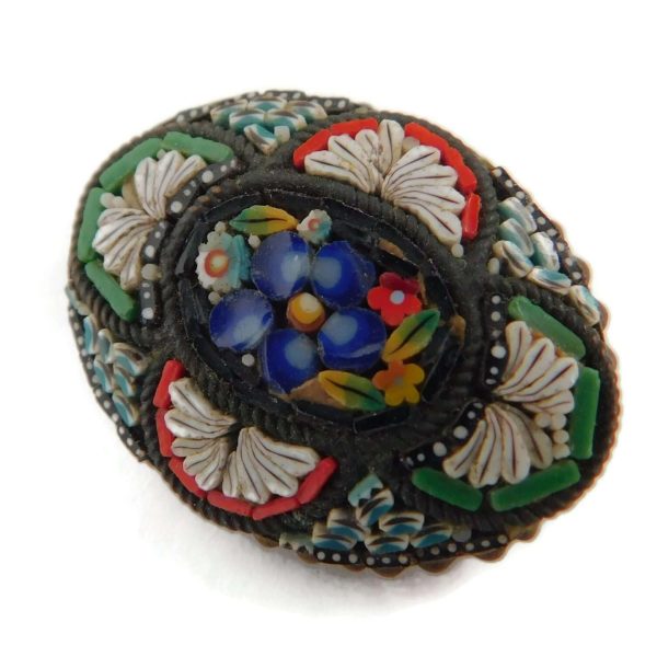 mosaic brooch