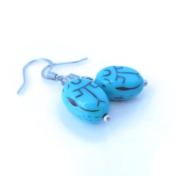 scarab earrings
