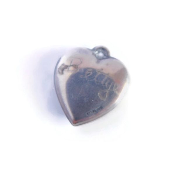 sterling heart charm
