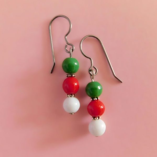 christmas earrings