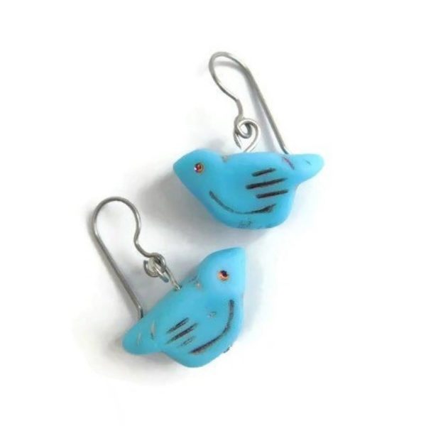 bluebird earrings