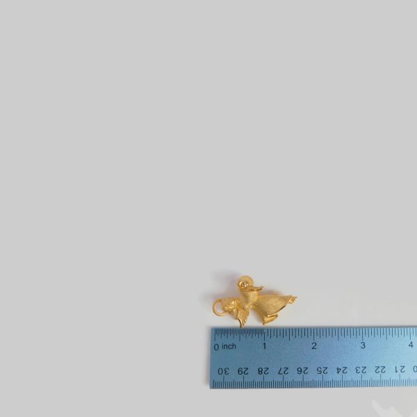 Angel Brooch Pin with ruler for scale