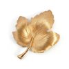 Krementz leaf brooch
