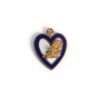 WW2 Seabees Heart Charm