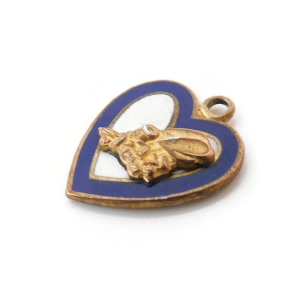 WW2 Seabees Heart Charm