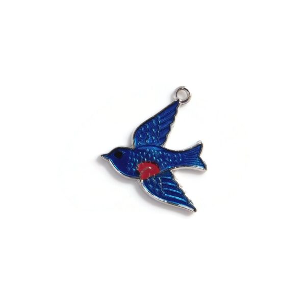blue bird charm