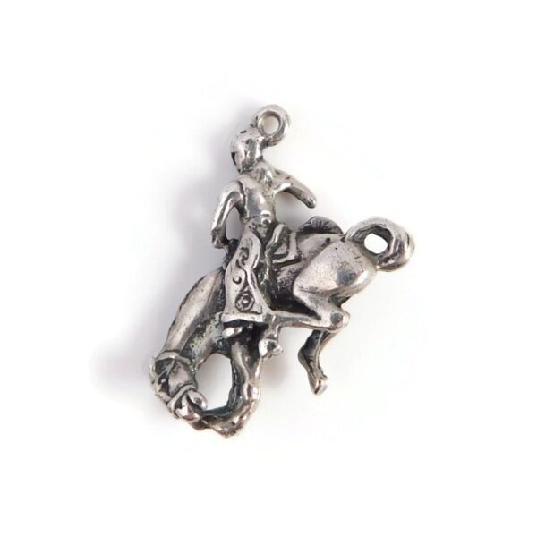 back of bucking bronco charm