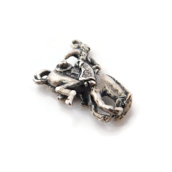 bucking bronco charm