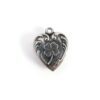 heart charm with 4 leaf clover