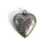 heart charm with palm tree
