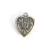 heart flower charm