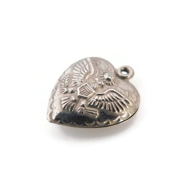 military heart charm