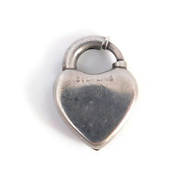 back of padlock charm