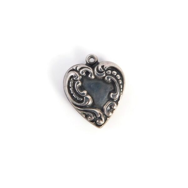 silver heart charm