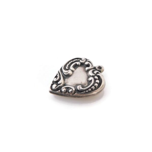 silver heart charm