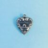 vintage heart charm