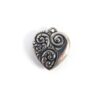 vintage heart charm
